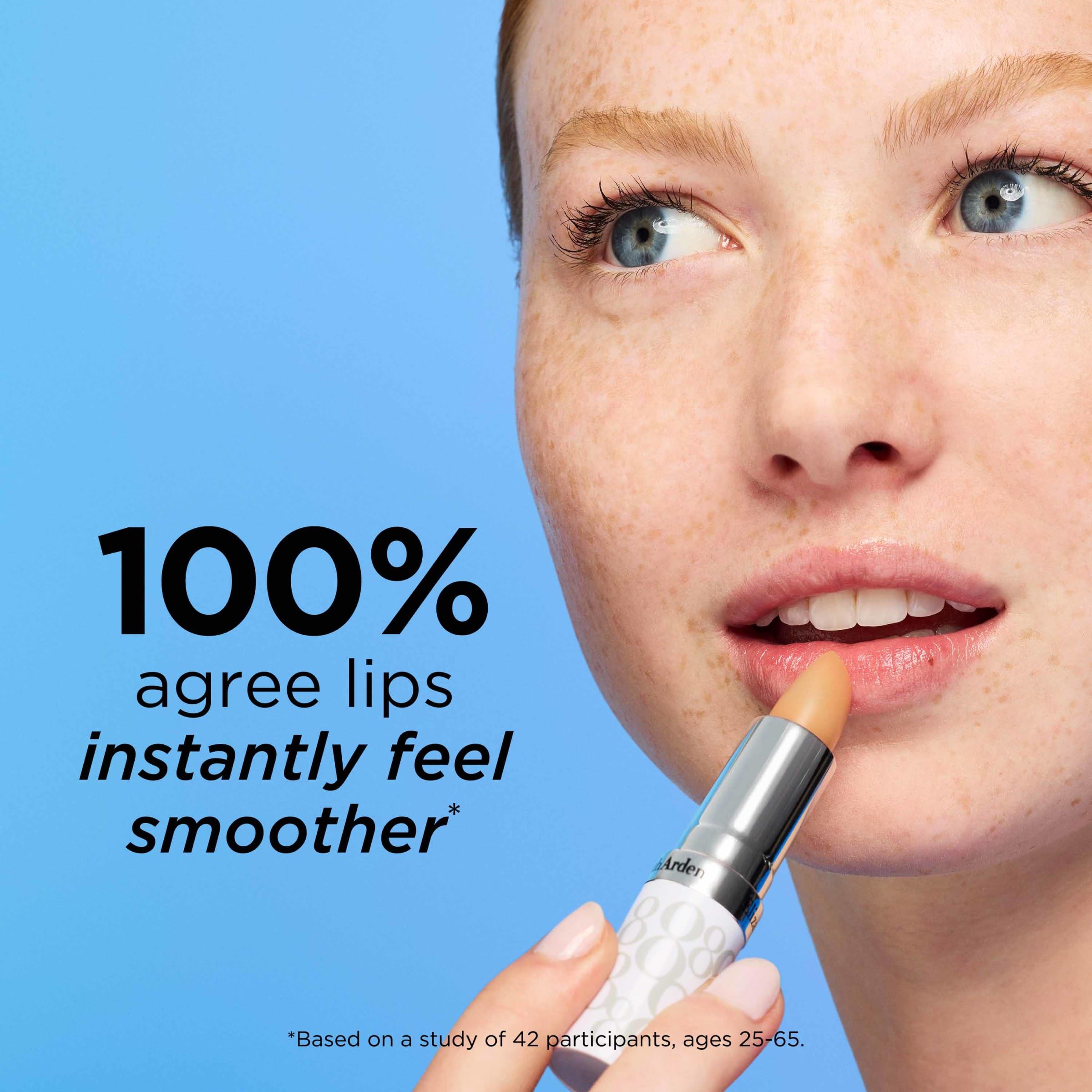 Elizabeth Arden Eight Hour Cream Lip Protectant Stick, SPF 15 Sunscreen Balm, Moisturizer for Dry, Cracked Lips with Shea Butter, Coconut Oil & Vitamin E, 0.13 oz