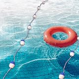 Beedozo 18.04ft Swimming Pool Lane Divider with Floats & Hooks view 3