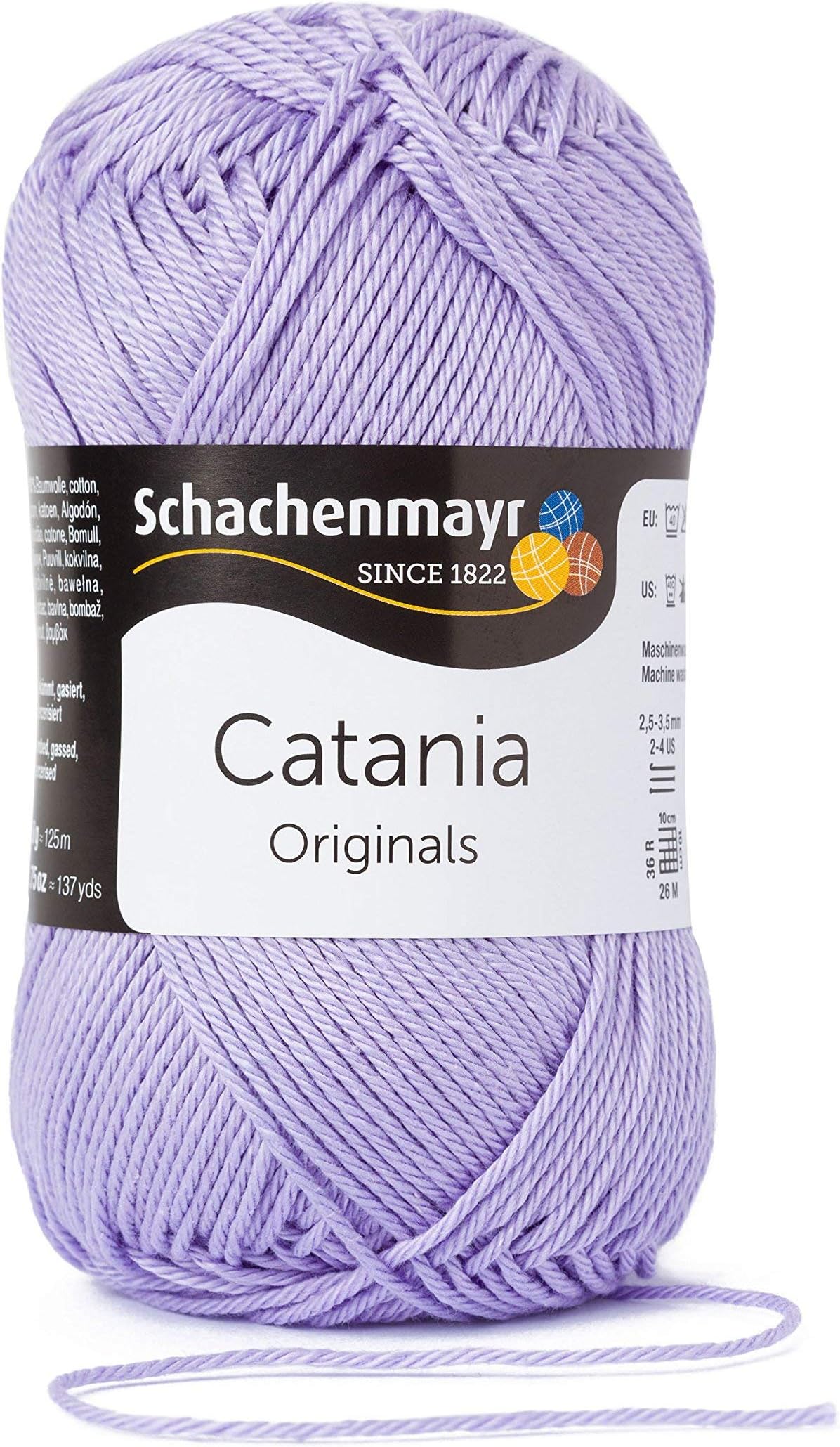 Schachenmayr Catania, 50G lavendel Handknitting Yarns