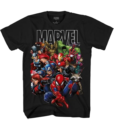 Amazon.com: Marvel Studios The Marvels Official Movie Logo T-Shirt