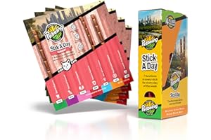 PETBEING Stick a Day Cats | Specially Formulated 7-in-1 Functions Daily Real Meat Supplement for Cats | Cat Chew Stick & Pet Vitamins Supplements Combination (7-Pack x 4, Mix)