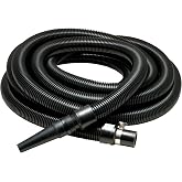 METROVAC MVC-56MB-30 30 Foot Master Blaster Replacement Hose Made in USA | Heavy Duty 1.5 Inch Hose for B3, MB, SUPERVAC and TT Models; 30 Foot Extra Reach Replacement Hose for Cleaning and Drying