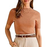 Arach&Cloz Women's Wool Blend Spring Seamless Rip Resistant Tops Opaque Business Casual Shirts