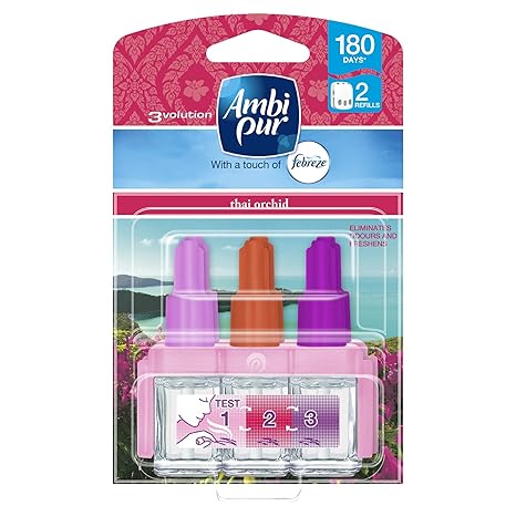 6 x Ambi Pur Electric Refill 3volution - Moonlit Lavendel - 20 ml (Packung mit 2 Stück)