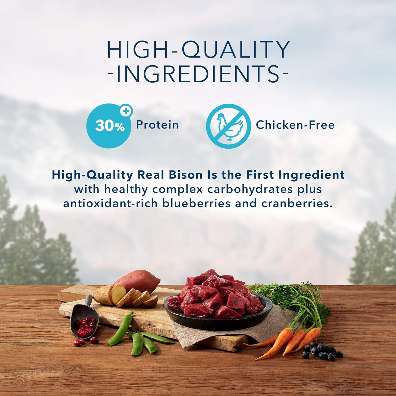 blue buffalo wilderness bison