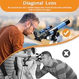 Aomekie Kids Telescope 40mm 400mm Refractor with Finder Scope Tripod view 3