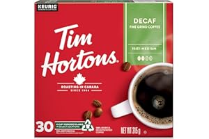 Tim Hortons Decaf Coffee, Single Serve Keurig K Cup Pods, 30 Count