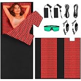 2026 Medical-Grade TPU Red Light Therapy Mat for Home Use, 71"x32" Dual Wavelength Infrared Red Light Blanket with 2520 LEDs for Full Body Pain Relief