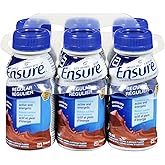 Ensure Regular, Nutritional Supplement Shake, Nutrition To Stay Active And Energetic, Chocolate, 6 x 235-mL Bottles