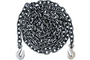 ADVANTAGE RIGGING 1/2" - Grade 80 Binder Chain - Grab Hooks - 10' Length