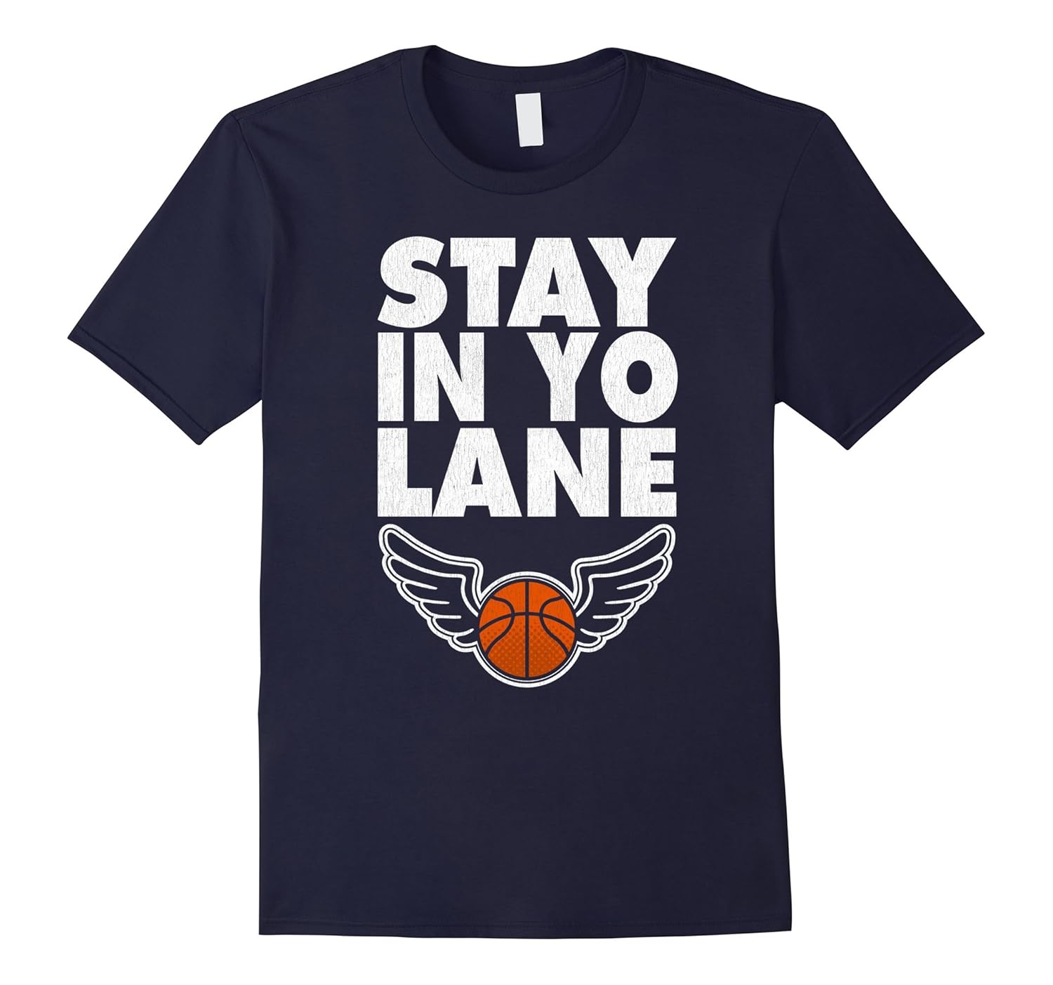 Stay In Yo Lane Big Basketball Baller Clothing Brand Shirt-Rose