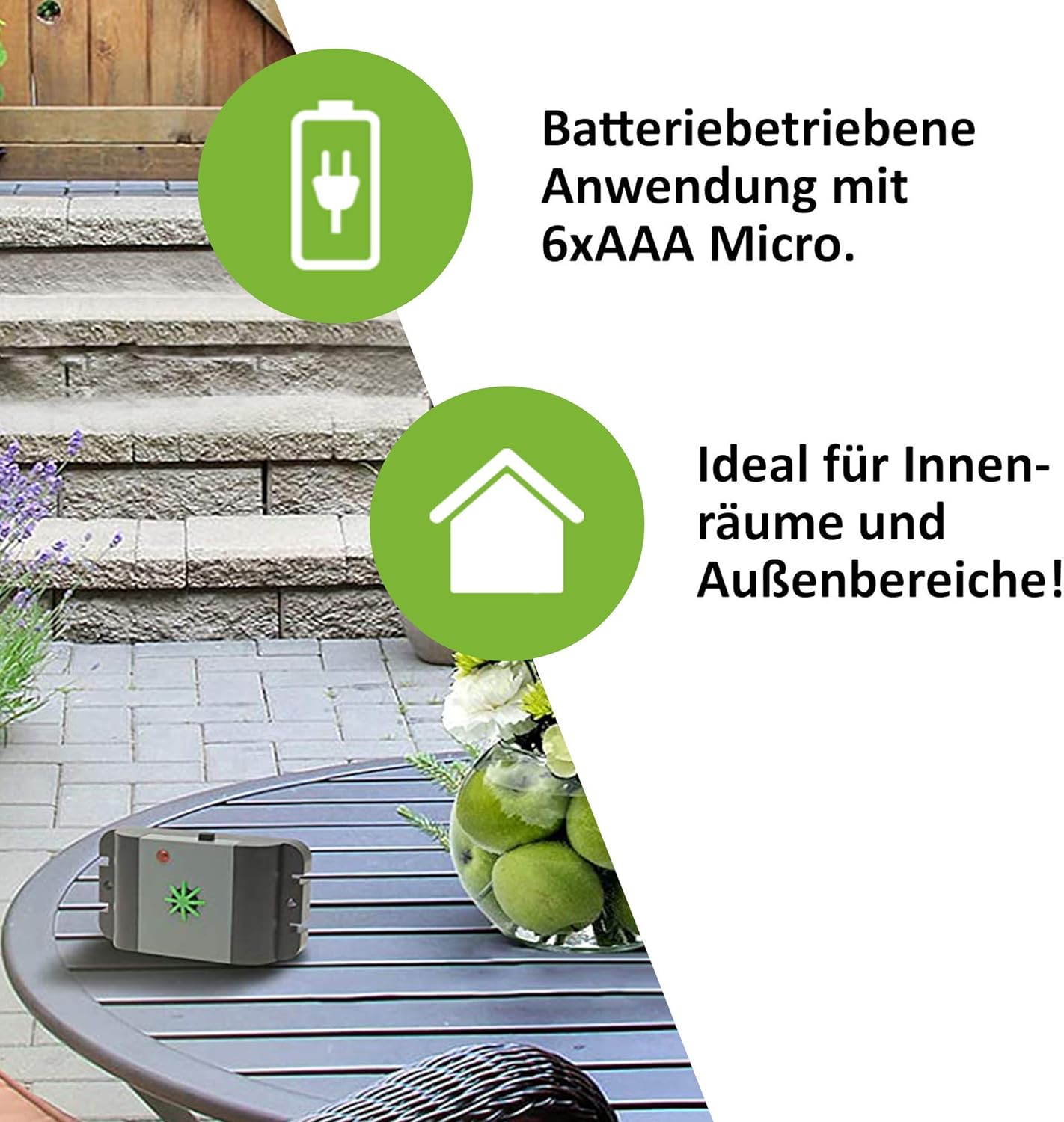ISOTRONIC® Ultrasonic Mouse & Rat Repellent, battery operated Mice Repeller, Rodent Scare for indoor outdoor and garden - Image 5