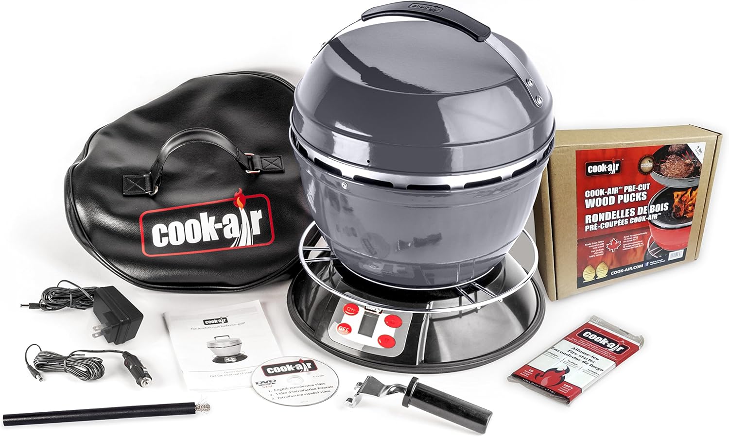 Review CookAir EP3620SKG Portable Barbecue, Gray Grills & Smokers Review