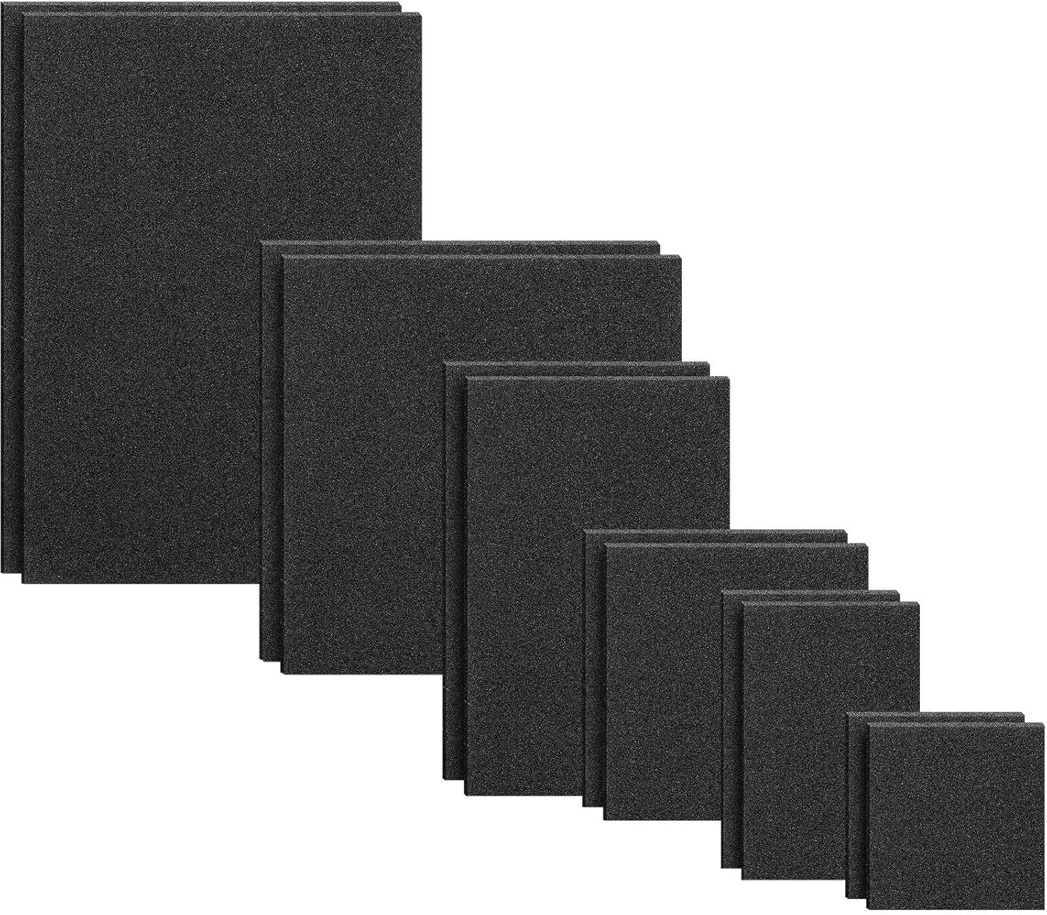 Vefhby Selbstklebende Schaumstoffplatten 30x30cm - 8 Stück Rutschfeste Moosgummi Matten