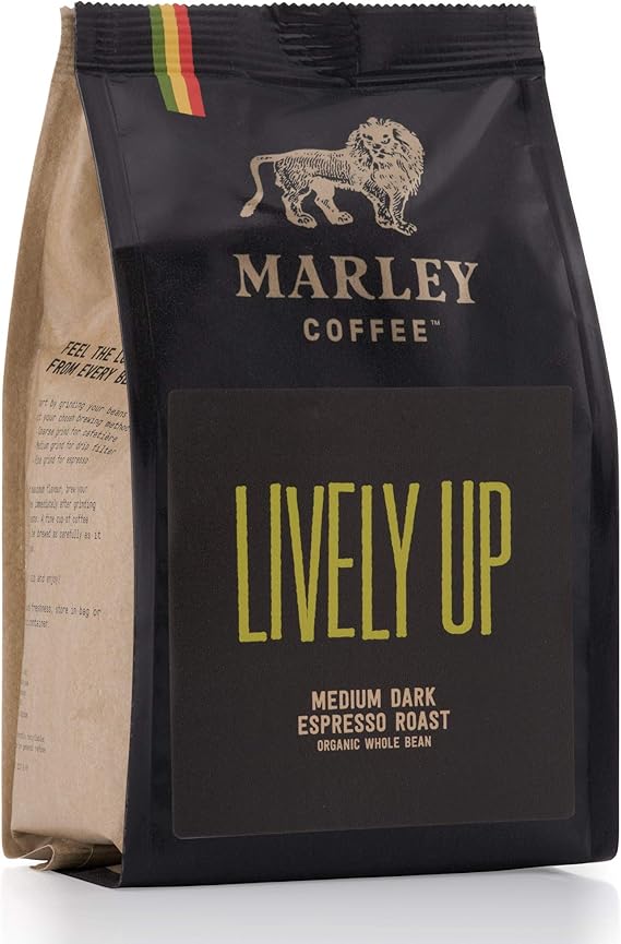 Lively Up de Marley Coffee, café moulu, biologique bio