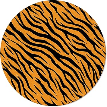 Amazon.de: SunnyM Teppich, rund, Tigermotiv, für drinnen / Wohnzimmer