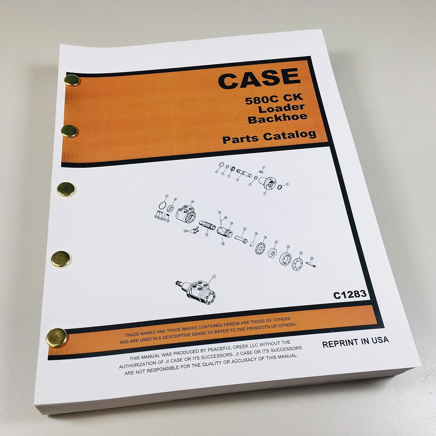 Case 580C Loader Backhoe Parts Catalog Manual Assembly