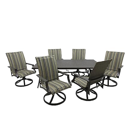 Amazon Com Outdoor Innovations 8442c 6sw Ravena 7 Piece Dining