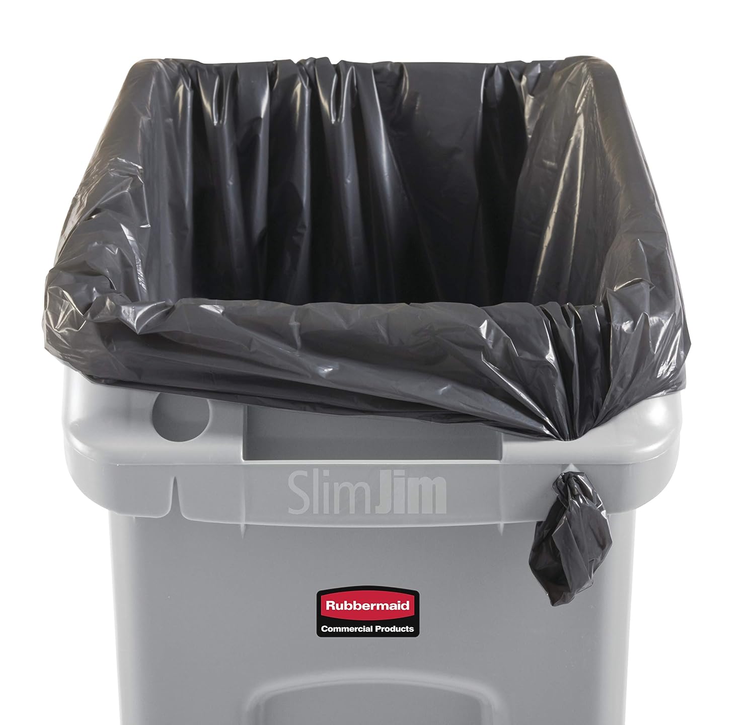 Rubbermaid Commercial Products 2026695 Slim Jim UnderCounter Trash Can with Venting Channels