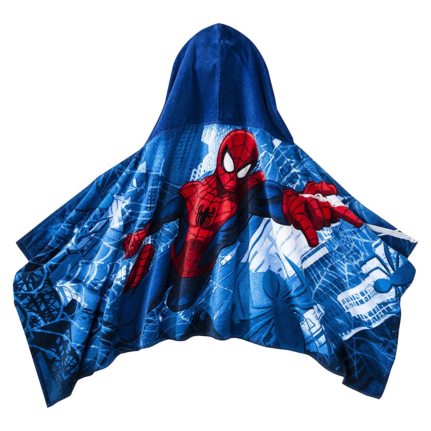 Marvel Ulrtimate SpiderMan Hooded TowelBlue Amazon.co.uk Baby