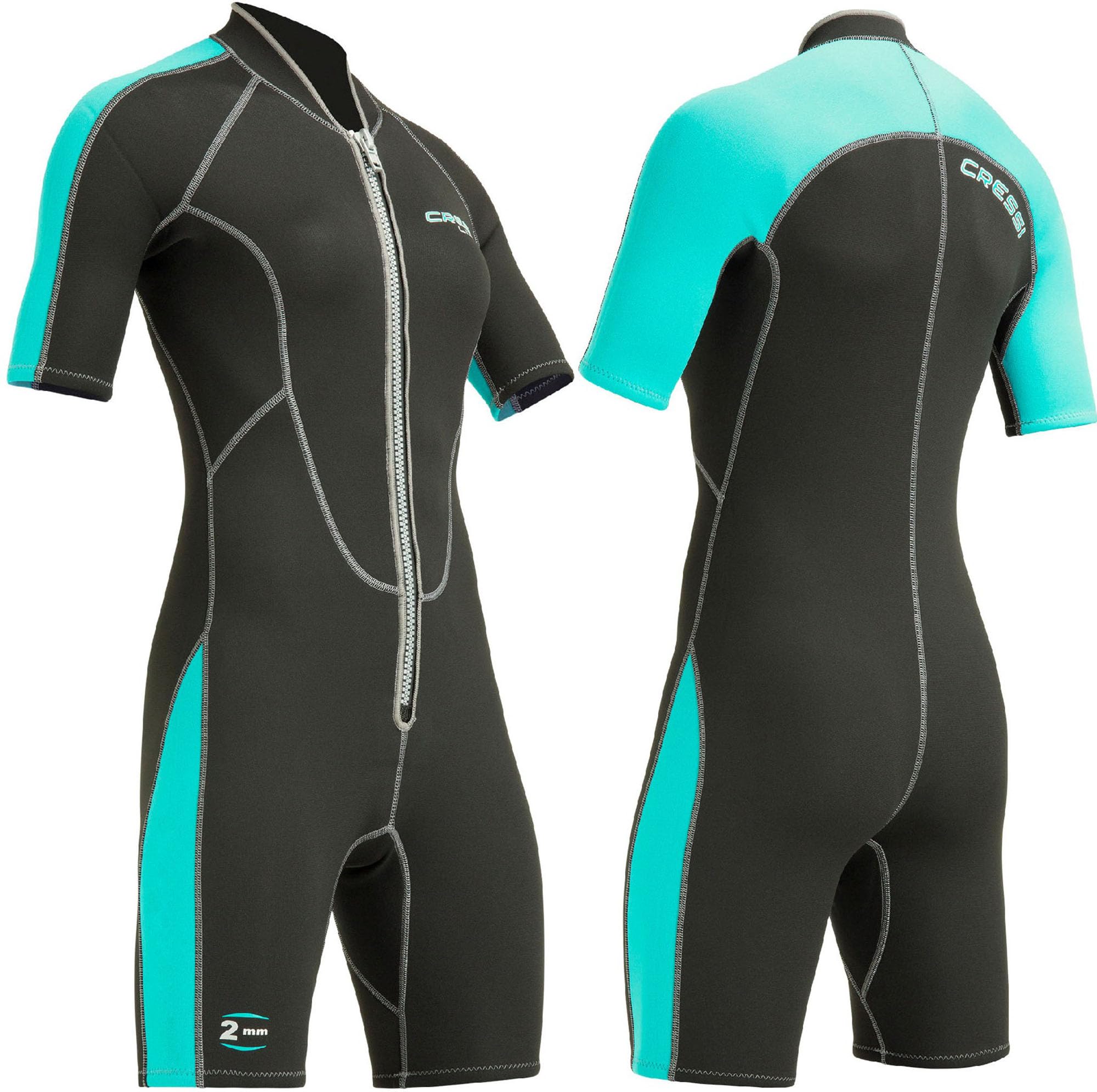 Cressi Lido Lady Shorty Wetsuit - Women's Shorty Wetsuit for Snorkelling, Swimming and Water Sports, in 2mm Ultra Stretch Neoprene — image 1