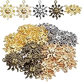40pcs 23mm Alloy Celestial Sun Charms Tibetan Sun Smile Charm Jewelry Charms Pendants for DIY Earring Necklace Jewelry Findings Making Accessory