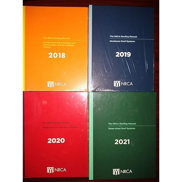 NRCA Roofing manuals 2021 edition