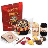 The Woobles Harry Potter Crochet Kit for Beginners | As seen on Shark Tank, Officially licensed Harry Potter: Easy Peasy Yarn, hook, safety eyes, stuffing, video tutorials
