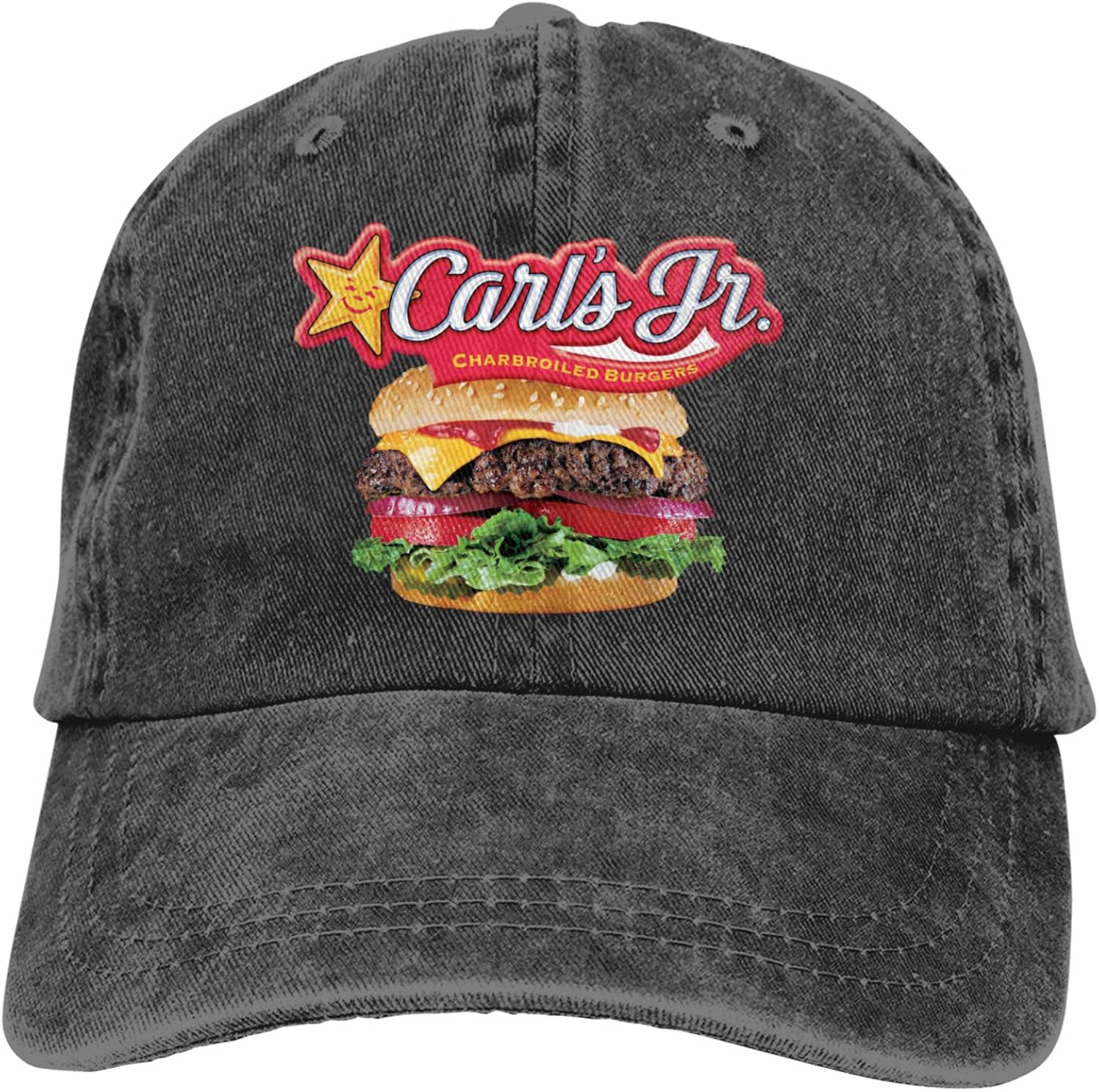 Carls Jr Trucker Hats for Men Vintage Black Snapback Cotton Dad Golf Baseball Cap at Amazon Men