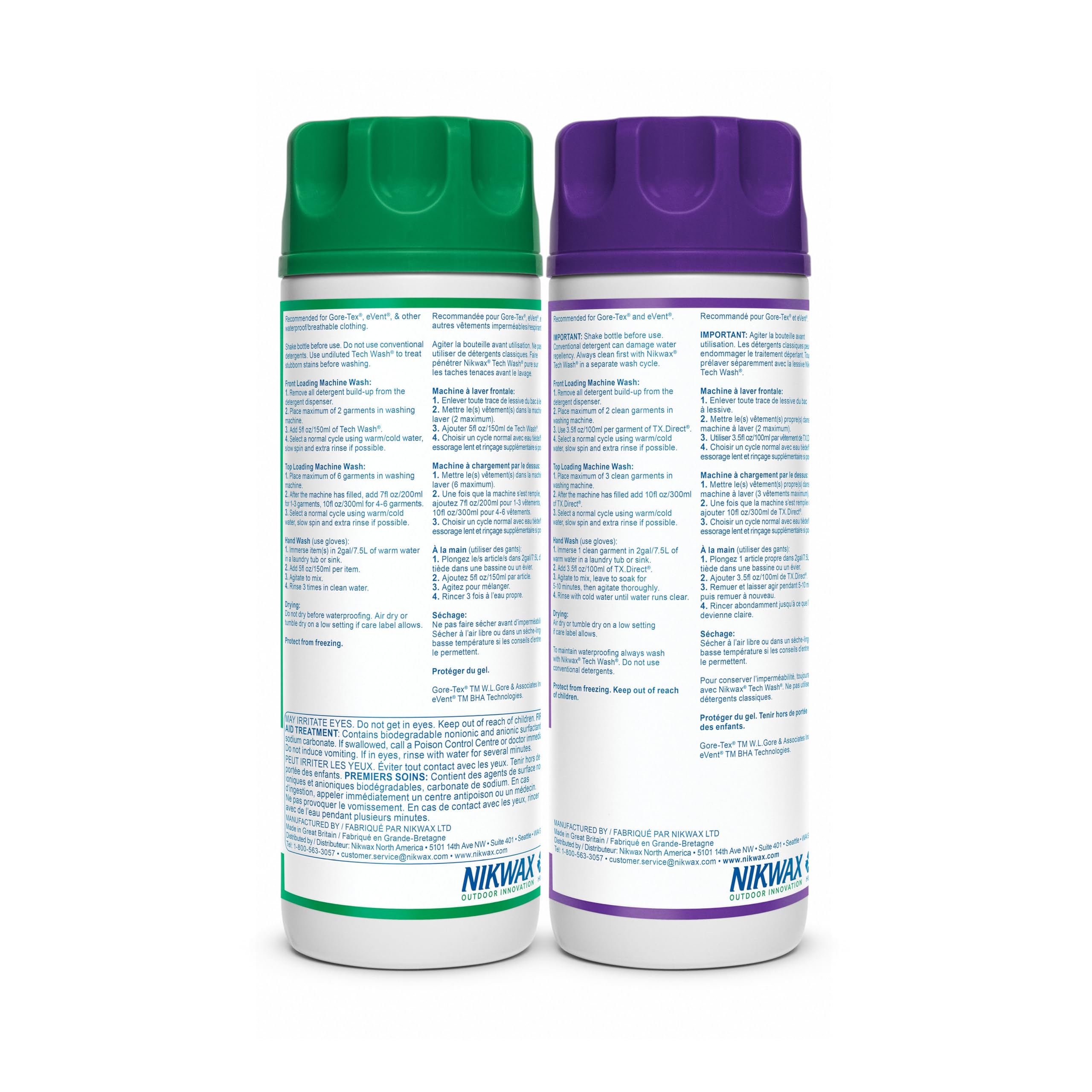Nikwax Hardshell Cleaning & Waterproofing Duo-Pack