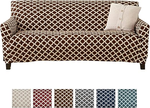 Amazon Com Home Fashion Designs Printed Twill Sofa Slipcover One