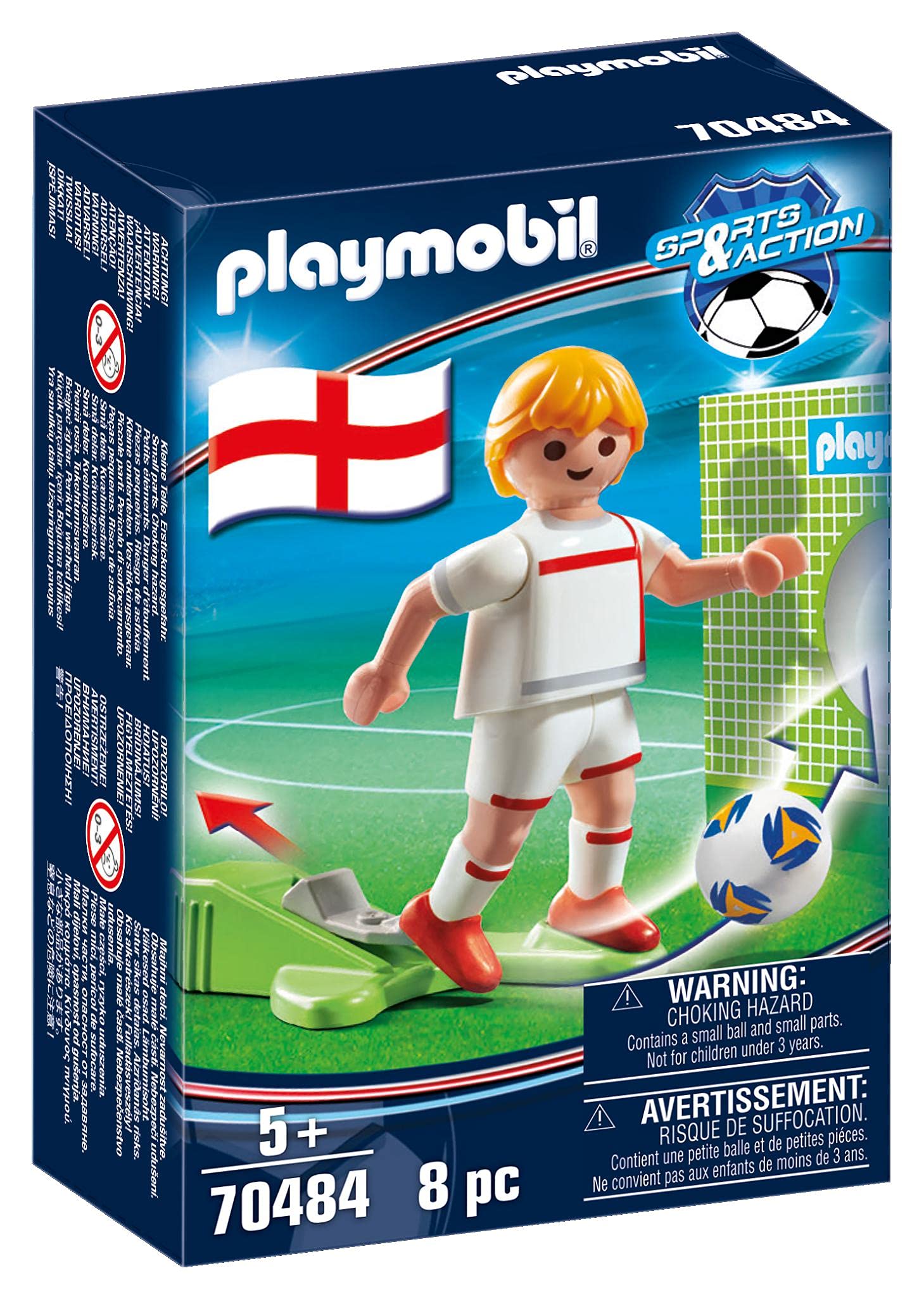 Playmobil 70484 Player English, Fun Imaginative Role-Play, PlaySets Suitable for Children Ages 4+