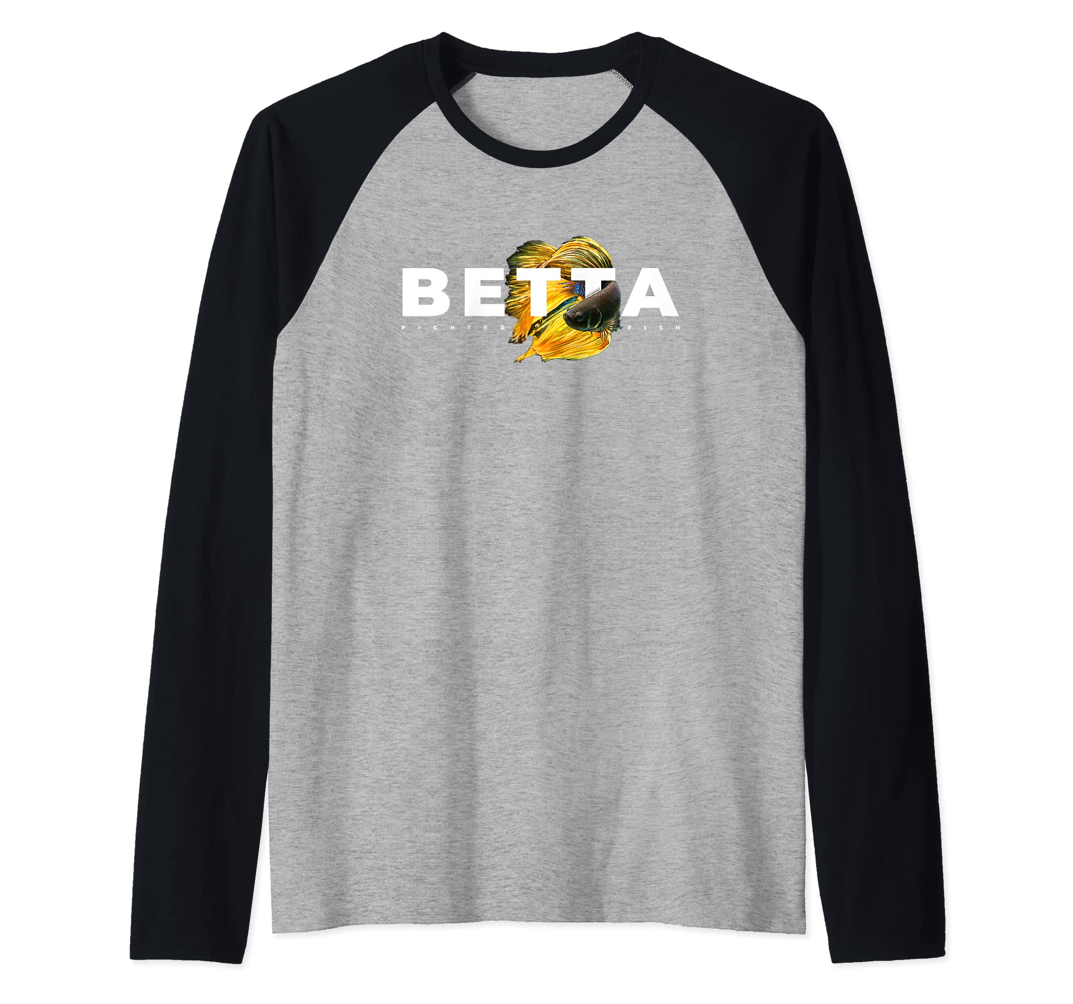 Betta Fish Keeper Aquarium Owner Raglan Baseball Tee