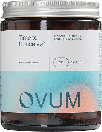 OVUM Time to Conceive Fertility Supplement with MicroActive CoQ10 30 Day UK