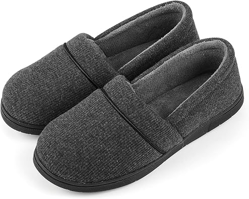 ultraideas comfort fleece memory foam slippers at amazon