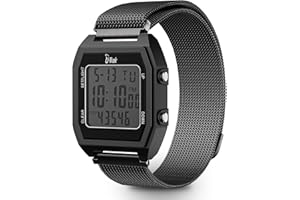 U-Trak 3D Pedometer Watches for Walking, Simple Step Counter Watches with Magnetic Watch Band, Waterproof Step Tracker Watches with Magnetic Watch Strap for Men Women Kids Senior