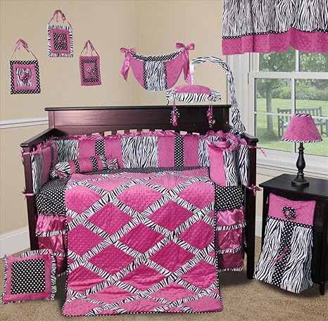 13 piece crib bedding set girl