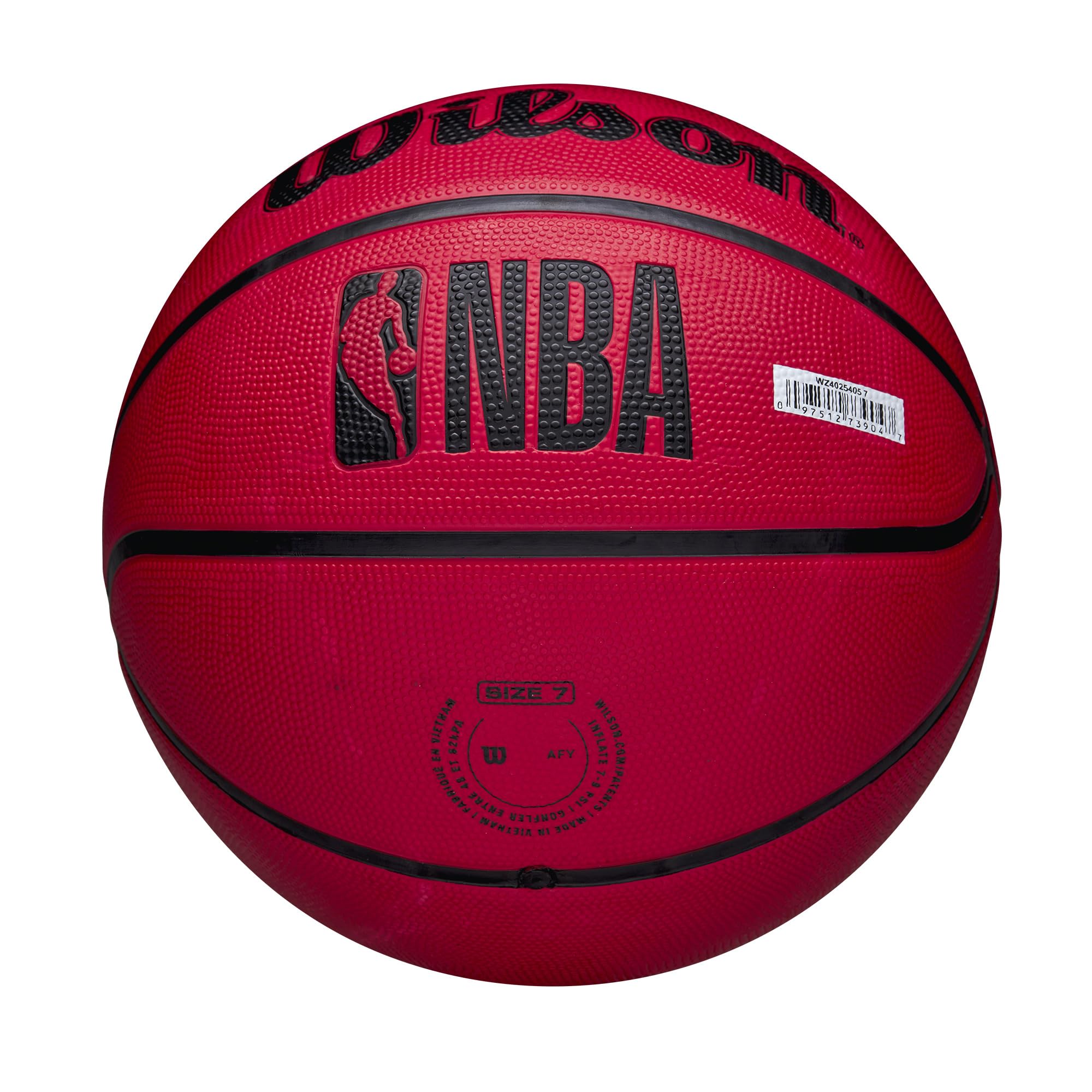 Wilson NBA Team Tribute Solid Basketball, Mit Pro-Nähten, Luftstabilität und Performance-Außenhülle, Für das Spiel im Freien, Material für alle Oberflächen, Team: Boston Celtics, Grün, Größe: 5 6