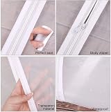 Pwsap 12 Pack Breathable Clothes Covers with Zip White EVA Garment Bags view 3