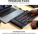 Akai MPC Studio MIDI Controller with 16 RGB Pads and MPC2 Software view 3