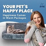 Fur & Bone Cat Radiator Bed Warm Fleece Hammock 50x43x26cm view 3