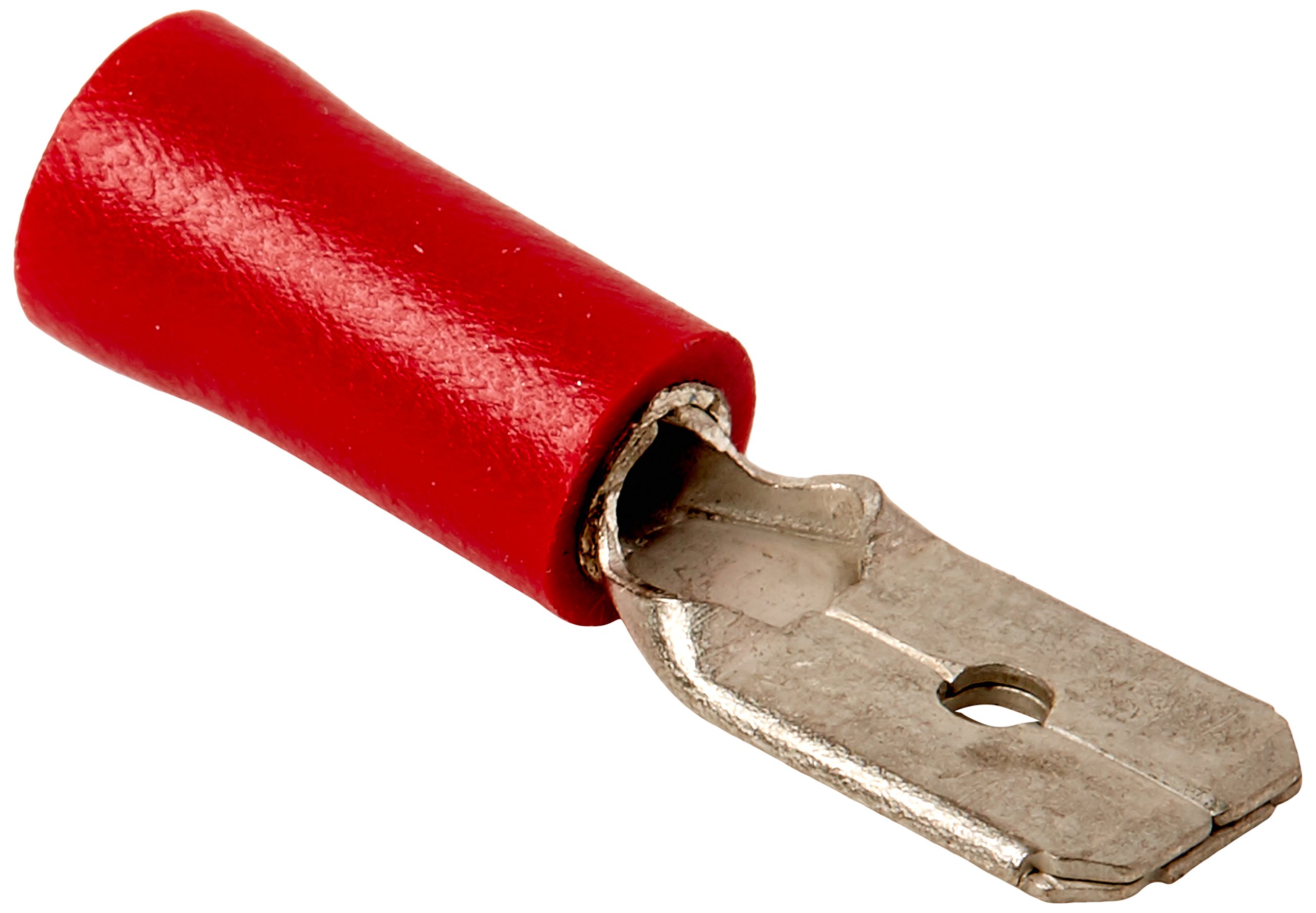 Nedelko 69230163 Male Terminals PVC 0.25÷1.5 sq. mm/6.3 x 0.8 mm, Red (Pack of 100)