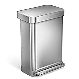 simplehuman 55 Liter / 14.5 Gallon Rectangular
