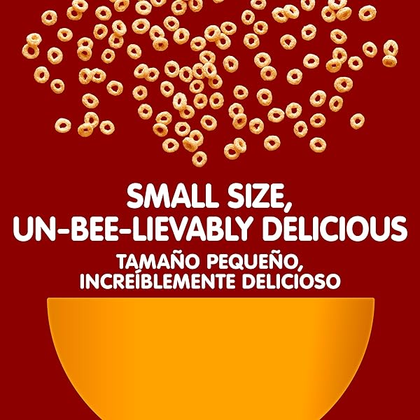 HONEY NUT CHEERIOS MINIS BREAKFAST CEREAL, MADE WITH WHOLE GRAINS, 10.8 OZ