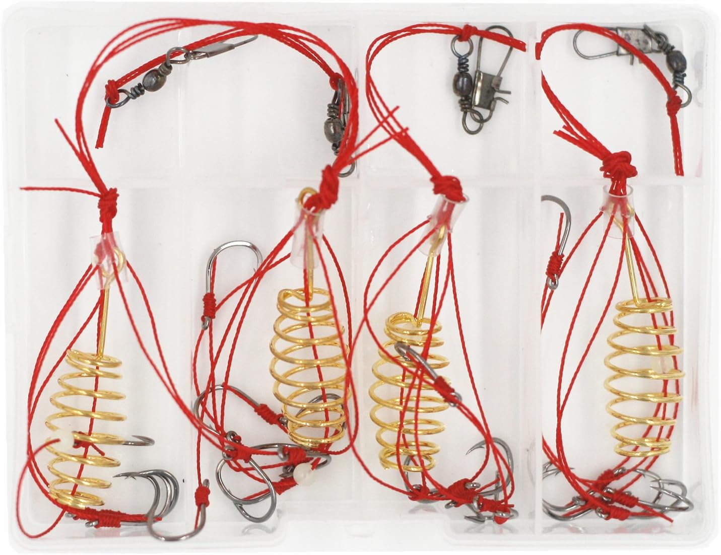 Carp Fishing Baits Hook Lure Trap Hooks with Spring Feeder Coarse Carp Fishing Tackle