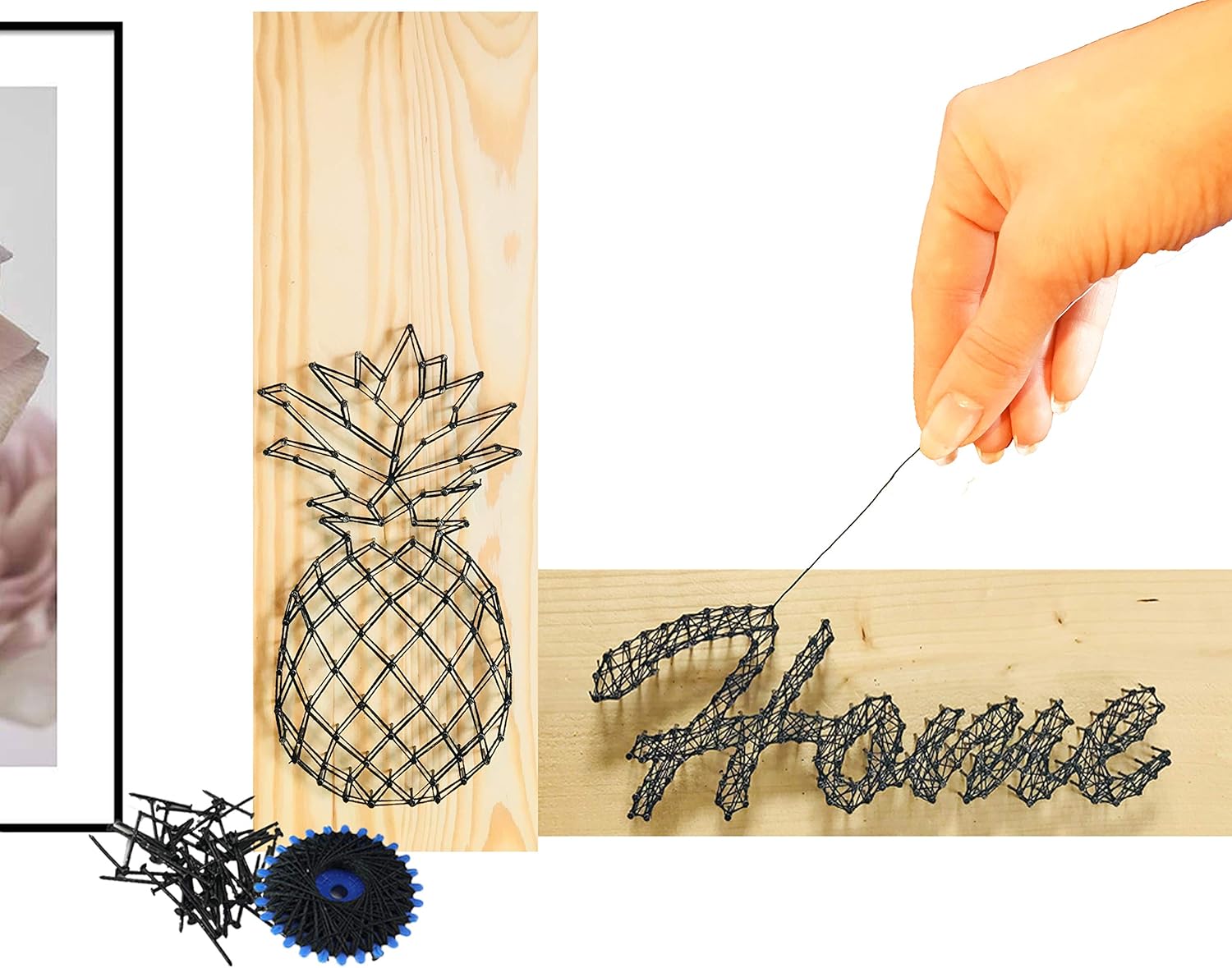 DO IT YOURSELF basteln HOLZ Deko Design Set Bastelset DIY