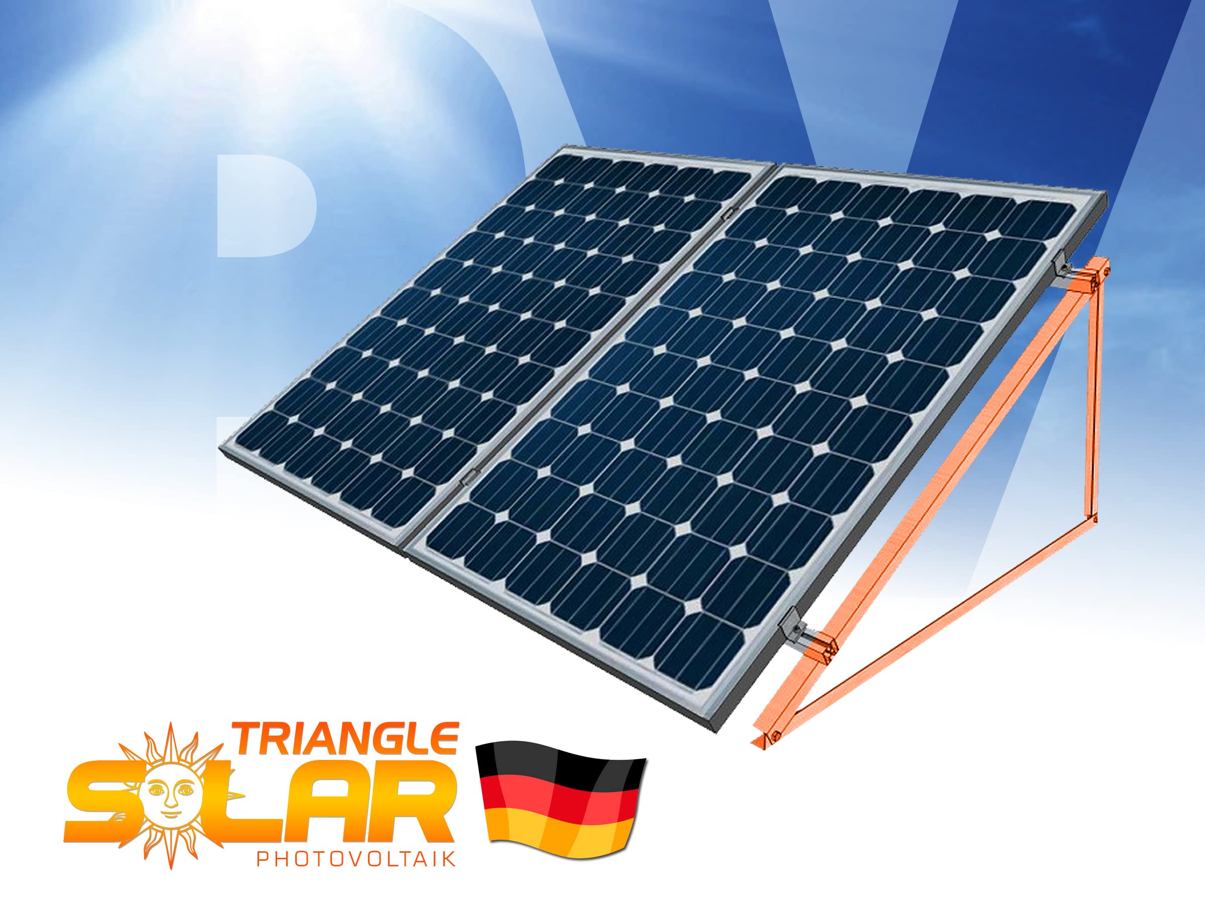 4x Solarmodul Halterung 1180mm Set Profil 40x28x3! für 2 Solarpanels Solarmodul Flachdach Aufständerung Photovoltaik Universal Balkonkraftwerk Robuste Wand Flachdachmontage, Wetterbeständig, PV Module 8