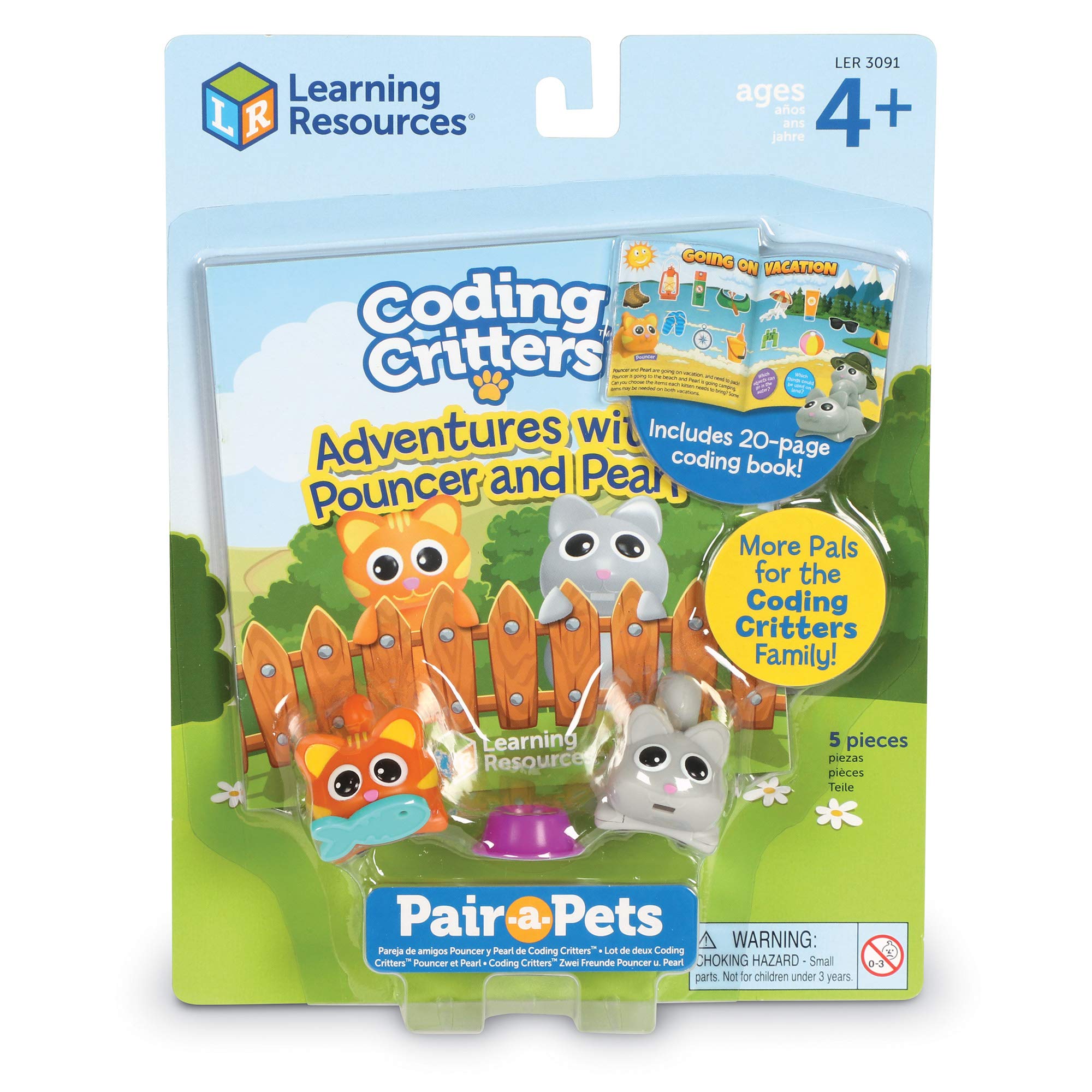 Mua Learning Resources Coding Critters Pair-A-Pets Cats Pouncer & Pearl ...