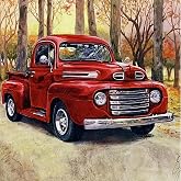 Sanjee 5D Diamond Painting Kit For Adults - Round Full Drill Car Art, 12x16 Inch DIY Home Wall Decor - View #7