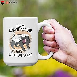 22Feels Large Team Honey Badger Gift Funny Men